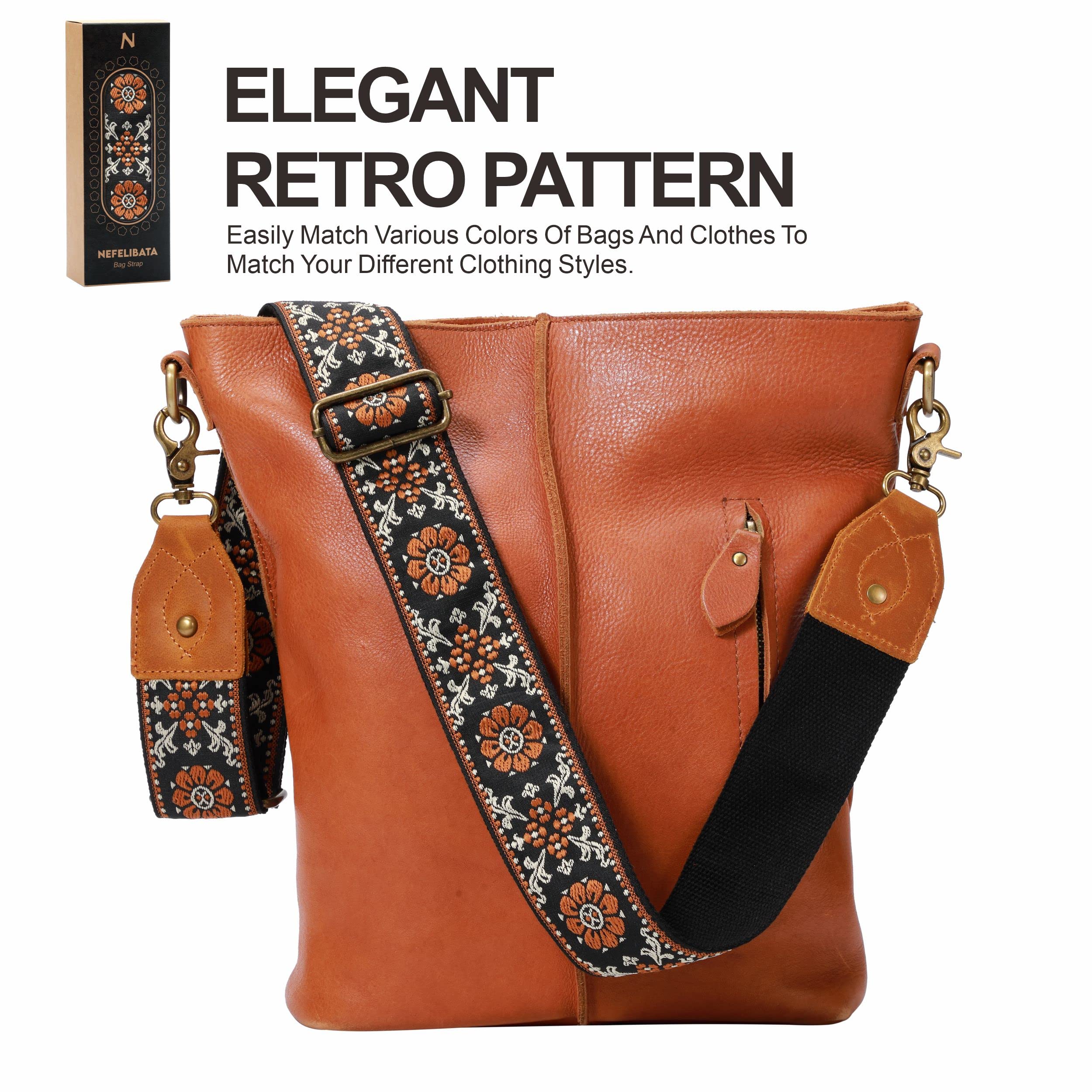 PALAY® Shoulder Strap Retro Jacquard Embroidery Wide Shoulder Strap Exotic Crossbody Strap Adjustable Shoulder Strap for Handbag,Travel Bag PALAY® Shoulder Strap Retro Jacquard Embroidery Wide Shoulder Strap Exotic Crossbody Strap Adjustable Shoulder Strap for Handbag,Travel Bag